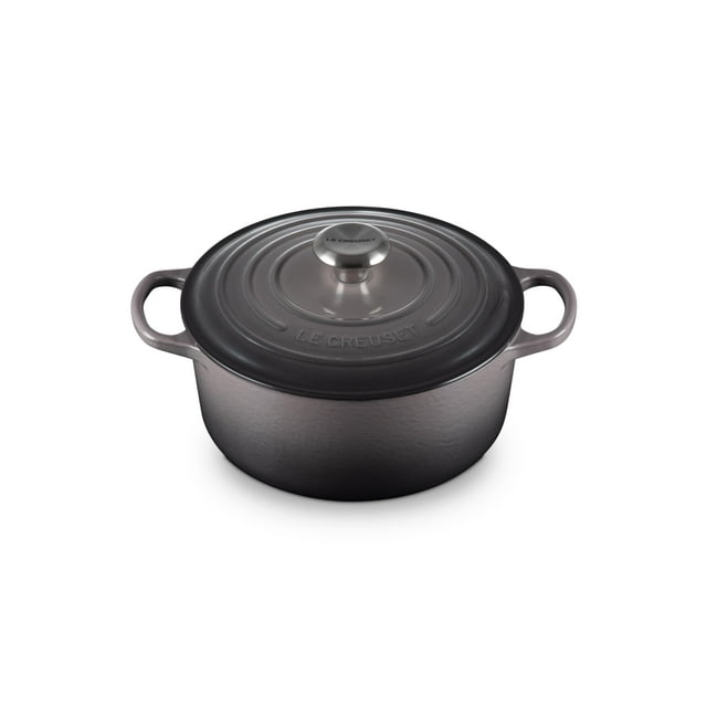 Horno holandés Le Creuset de hierro fundido esmaltado Signature, 4,5 L, modelo Oyster
