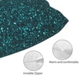 thumbnail image 3 of Balery teal sparkling Funda de Cojín Estampada, Regalos para Mujeres, Regalos de Amor para Ella, Regalos para Novia o Esposa, Funda de Almohada-20"x30", 3 of 6