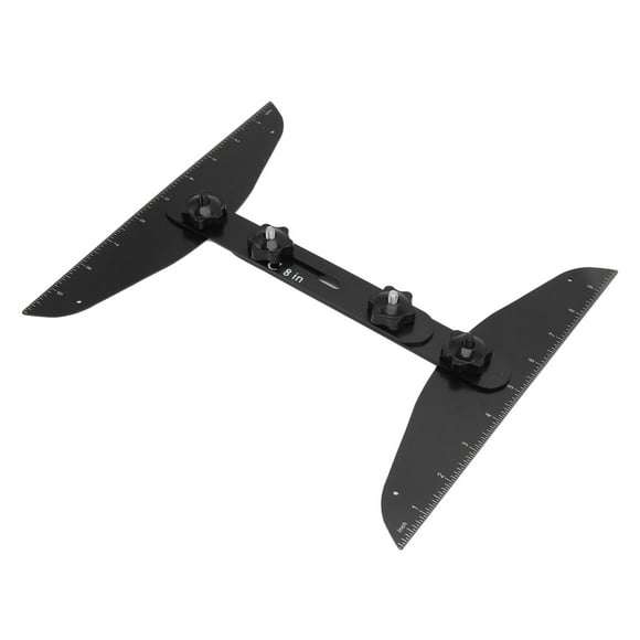Stair Tread Template Tool, Stair Treads Gauge Easy Operation High Accuracy For Stairs Black Set