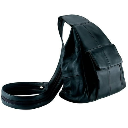 Cyberteez - Purse Backpack Black Soft Genuine Leather Hobo Sling Shoulder Tote Bag Handbag ...