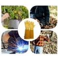 thumbnail image 4 of Guantes de jardinería de piel de vaca gruesa de primera calidad natural, guantes de jardinería transpirables para una protección y comodidad totales, 4 of 6