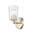 thumbnail image 4 of Millennium Lighting  Ashli 1 Light Sconce with Clear Honeycomb Glass Shades Modern Gold, 4 of 5