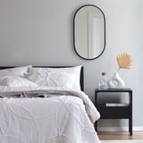 Habitat Pluto Black Oval Mirror - Walmart.com