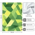 thumbnail image 3 of 2 Pcs Funny Kitchen Towels,Green and Yellow Modern Art Geometric Microfiber Dish Towels,Kitchen Tea Towels,Kitchen Towel Set (18" X 26"), 3 of 3