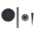 thumbnail image 3 of Luz Solar De Jardín Con Batería Incorporada De 300 Mah Lámpara De Enchufe De Tierra Con Energía Solar Control De Luz Luz Blanca Cálida Al Aire Libre Para Camino De Césped De Patio Minnieouse HA021541-00, 3 of 7