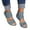 Blue, variant on Women's Chunky Heel Sandals Summer Hollow Out Lightweight Open Toe Sandals with Adjustable Ankle Strap