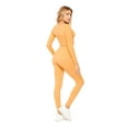 thumbnail image 2 of Women's Active Clover Neck Crop Top / Leggings Set, Almond L, 2 of 2