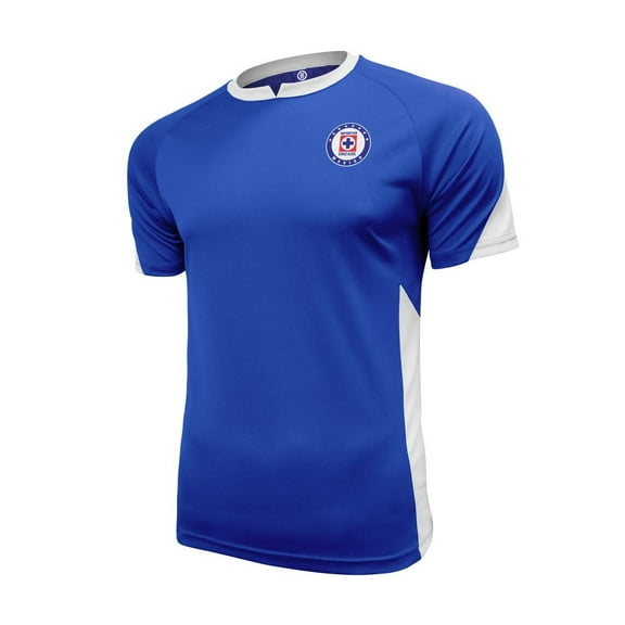 Icon Sports Men Cruz Azul Officially Licensed Soccer Poly Shirt Jersey -01 Small