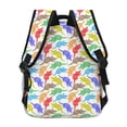 thumbnail image 4 of Balery Colored Armadillos Mochila Escolar Impresa, Mochila Ligera para Viajes Casual, Mochila Duradera y Cómoda Multifuncional, Mochila para Laptop-One Size, 4 of 5
