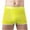 Yellow, variant on Mens Underwear Men's Boxer Three Points Shorts Mesh Sexy Breathable Panties