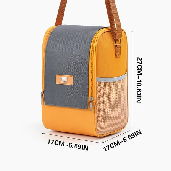 EUDIDV Premium Insulation Lunch Box Bag Large Opening Insulation Bag Work Bag With Rice Handbag Aluminum Foil Thickened Insulation Bag Student Bento Bag Portable Stylish Lunch Tote