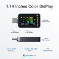 thumbnail image 3 of Comprobador USB C ChargerLab Power-Z C240 portátil de 240 W PD3.1, 3 of 6