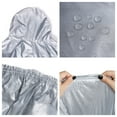thumbnail image 5 of All Weather XL Car Cover Universal Fit For Sedan Car,193" x 71" x 59"，Waterproof Windproof Dustproof with UV Protection Silver- Breathable Lightweight Design for Outdoor Indoor Use, 5 of 5