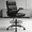 Black w/ Foot rest, variant on TMV Ergonomic Executive Desk Chair - PU Leather Adjustable Arm Swivel Office Chair for Vanity Desk, Home & Executive Desk,Grey