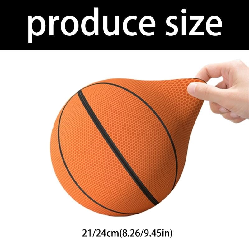 CEORPER Soft Squeezable Sport Ball Bouncing Basketball For Indoor Outdoor Play