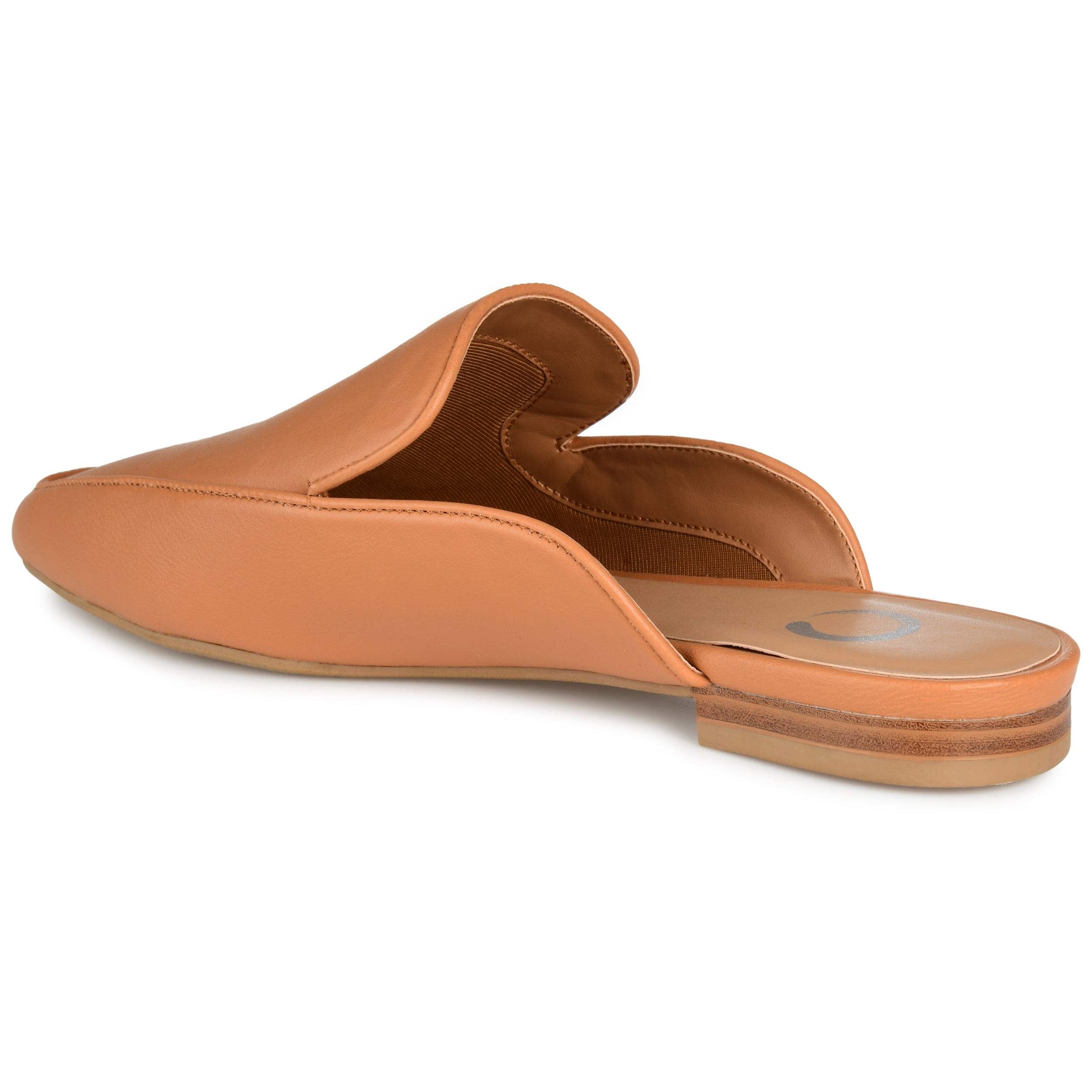 Journee Womens Akza Slip On Square Toe Mules Flats, Widths Available