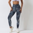 thumbnail image 3 of Mallas sin costuras de cintura alta para mujer, pantalones de Yoga de secado rápido con realce de realce de glúteos y melocotón, ejercicio de carrera al aire libre, gimnasio y Fitness, 3 of 5