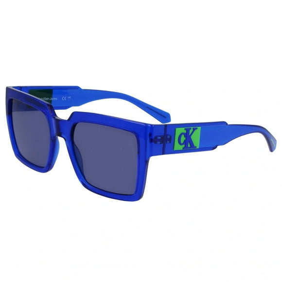 Calvin Klein Jeans CKJ23622S 400 Lunettes de Soleil Unisexes Bleues à Monture Complète