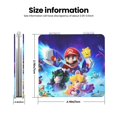 thumbnail image 3 of Pofeuu Mario for Portable Pocket Makeup Mirror PU Cover Compact Travel Mirror with Normal and Magnifying Double Sided Glass-Square, 3 of 9