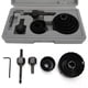 thumbnail image 5 of Hole Punch Leather Hole Punch Tool Hole Saw Set Punch Set Tools 11Pcs Hole Punch Set PVC Board for Wood Board Density Board Gypsum Board ANGGREK Otros, 5 of 8