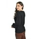 thumbnail image 3 of Suéter de punto con brillo Roman Fashion /Juvenil, 9388 (Negro) negro M, 3 of 5