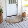 thumbnail image 6 of Addison Rugs Chantille Indoor/Outdoor Transitional Spiral Brown Washable Rectangle Rug, 1'8" x 2'6", 6 of 6