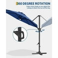 thumbnail image 3 of Soonbuy 10FT Patio Umbrella, 360-Degree Rotation, With Solar LED, 3 of 5