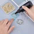 thumbnail image 4 of 1560PCS Arrow Themed Resin Filler 6-Style Mini Alloy Epoxy Resin Supplies Gold & Silver Filling Accessories, 4 of 7
