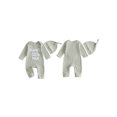 thumbnail image 2 of RUINIXCW Dad's Little Dude Baby Boy Fall Winter Outfit Romper Newborn Baby Boy Hospital Coming Home Outfit Waffled Striped Letter Long Sleeve Jumpsuit Hat Set, 2 of 9