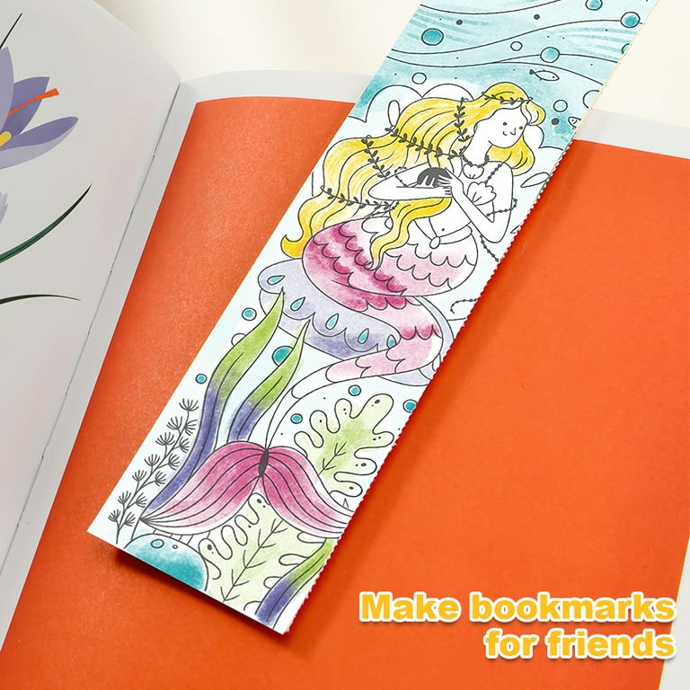 Easy Watercolor Book for Kids Educational Painting Book Bookmark for Boys  and Girls Painting Books