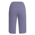 thumbnail image 7 of Women's Capri Yoga Leggings High Waisted Moisture Wicking Cropped Trousers Summer Casual Running Workout Pants with Pockets Gray, 7 of 7