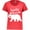 Vintage Red, variant on Inktastic Auntie Bear in White Women's Plus Size T-Shirt