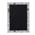 thumbnail image 6 of Sintosin Wall Mirror 29x30 Inch Square, Distressed Wood Frame with Vintage Carved Detail, Farmhouse Aged Finish for Horizontal or Vertical Hanging in Bathroom, Living Room, 6 of 7