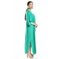 thumbnail image 2 of Vestido largo con ajuste frontal Roman Fashion /Juvenil, 4977 (Verde) verde G, 2 of 5