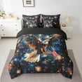 thumbnail image 2 of Erosebridal 3D Owl Bedding Sets Twin Size, US Flag Comforter Sets with Sheets, Fourth of July Reversible Bed Set, Lightweight Room Decorative, 7 Pieces, 2 of 6