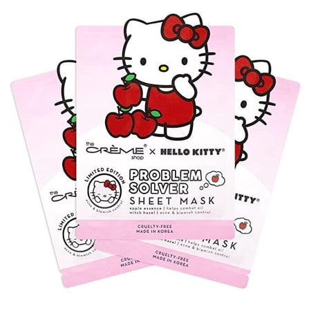 The Creme x Hello Kitty Problem Solver Sheet Mask- 3 pk.