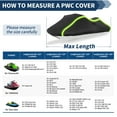 thumbnail image 2 of Funda para Jet Ski Apta para 136"-145" (3 asientos), Funda PWC Antivaho y a Prueba de Agua de Oxford 300D, Apta para Yamaha, SeaDoo, Kawasaki con 2 Ventilaciones y 10 Correas Negra, 2 of 7