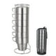 thumbnail image 1 of Juego de tazas de café apilables de 6 piezas con estante apilable, tazas de doble aislamiento de acero inoxidable 304 para café, té con leche, picnic para acampar al aire libre, 1 of 8