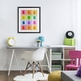 thumbnail image 3 of Stupell Industries Contemporary Rainbow Gummy Bear Candy Grid Black Framed Print Under Glass, 13 x 16, by LISH Creative, 3 of 8