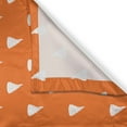 thumbnail image 3 of Ambesonne Tornado Kitchen Curtains, Whirlwind Pattern on Orange, 55"x39", Orange White, 3 of 3