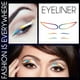 thumbnail image 3 of De Pegatinas Para Delineador De Ojos, Maquillaje De Ojos De Gato, Autoadhesivas, Coloridas Tiras Para Párpados, Pegatinas Para Delineador De Ojos 4 Hojas Inevent HA037754-00, 3 of 6