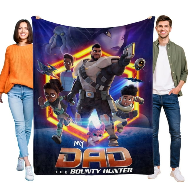 Mi Papá el Cazarrecompensas anti-pilling, suave, ligera, esponjosa y acogedora de lujo para hogar y cocina – Perfecta para niños y adultos, 100 x 150 cm
