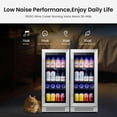 thumbnail image 6 of Yeego 30" Beverage Refrigerator, Two 15'' Beverage Cooler for Beer Drink Soda, Hold 160 Cans, 6 of 9