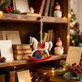 thumbnail image 6 of AZXY Christmas Tree Ornaments Hanging Decorations, Assorted Xmas Hanging Pendants for Winter Holiday Scene Decor, Indoor Home Party Mantel Window Festive Christmas Decor Supplies, 6 of 7