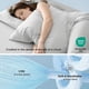 thumbnail image 4 of Juego de sábanas Bedsure Cooling Queen Size, gris, 4 piezas, 4 of 7