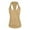 Khaki, variant on Duoif Workout Tank Tops Woman A Solid Color Outdoor Sports and Yoga Vest with A Hollowed Out Back and Strappy Straps Womens Shirts Activewear Black L