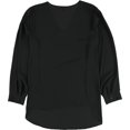 thumbnail image 2 of Blusa Transparente bar III Mujer Alta-Baja Negro Extragrande, 2 of 2