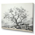 thumbnail image 2 of Designart "Monochrome Tree Of Gray And White III" Floral Wall Art Print, 2 of 5