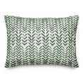 thumbnail image 2 of Creative Products Herringbone Print Green 14 x 20 Indoor / Outdoor Pillow, 2 of 3
