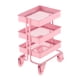 thumbnail image 3 of 2x 1/12 Mini estante de almacenamiento de metal de 3 niveles con 4 ruedas Accesorios de habitación, 3 of 9